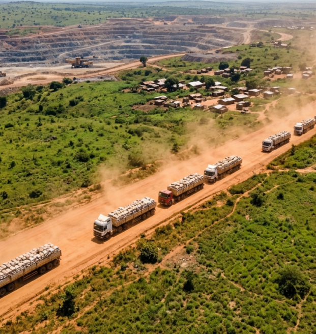 Firefly_Gemini Flash_The Road Behind the Boom- Commercial Vehicles and the DRC's Mining Renaissance 321465
